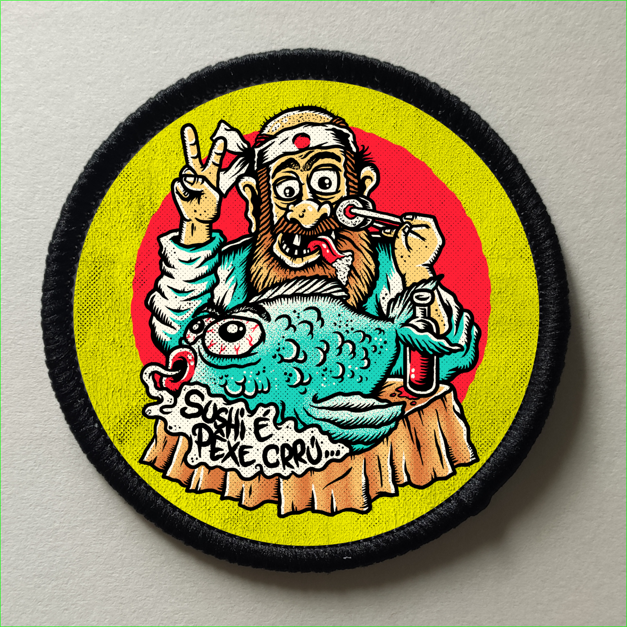 Sushi é pêxe crrú!