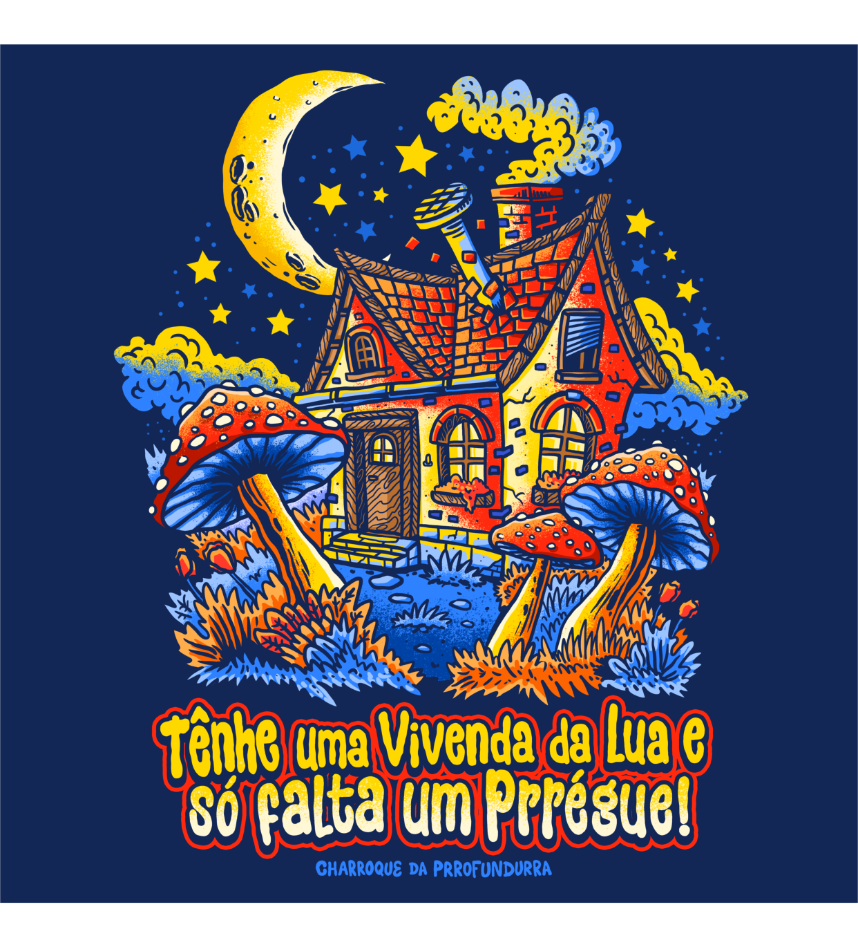 Tenhe uma vivenda da lua e só falta um prrégue!