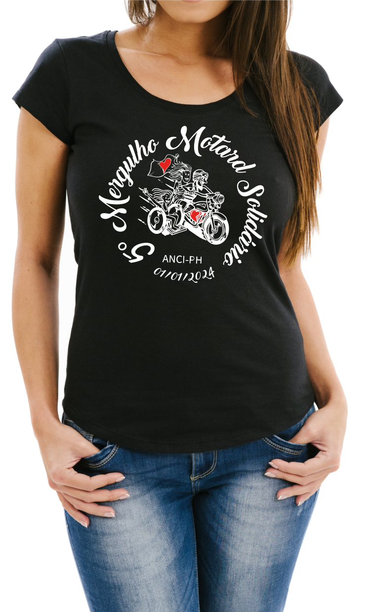 T-shirt "Mergulho Motard Solidário - Apoia os Cuidadores Informais"