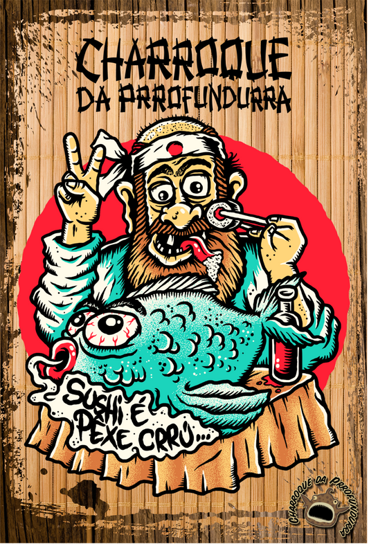 Sushi é pêxe crrú