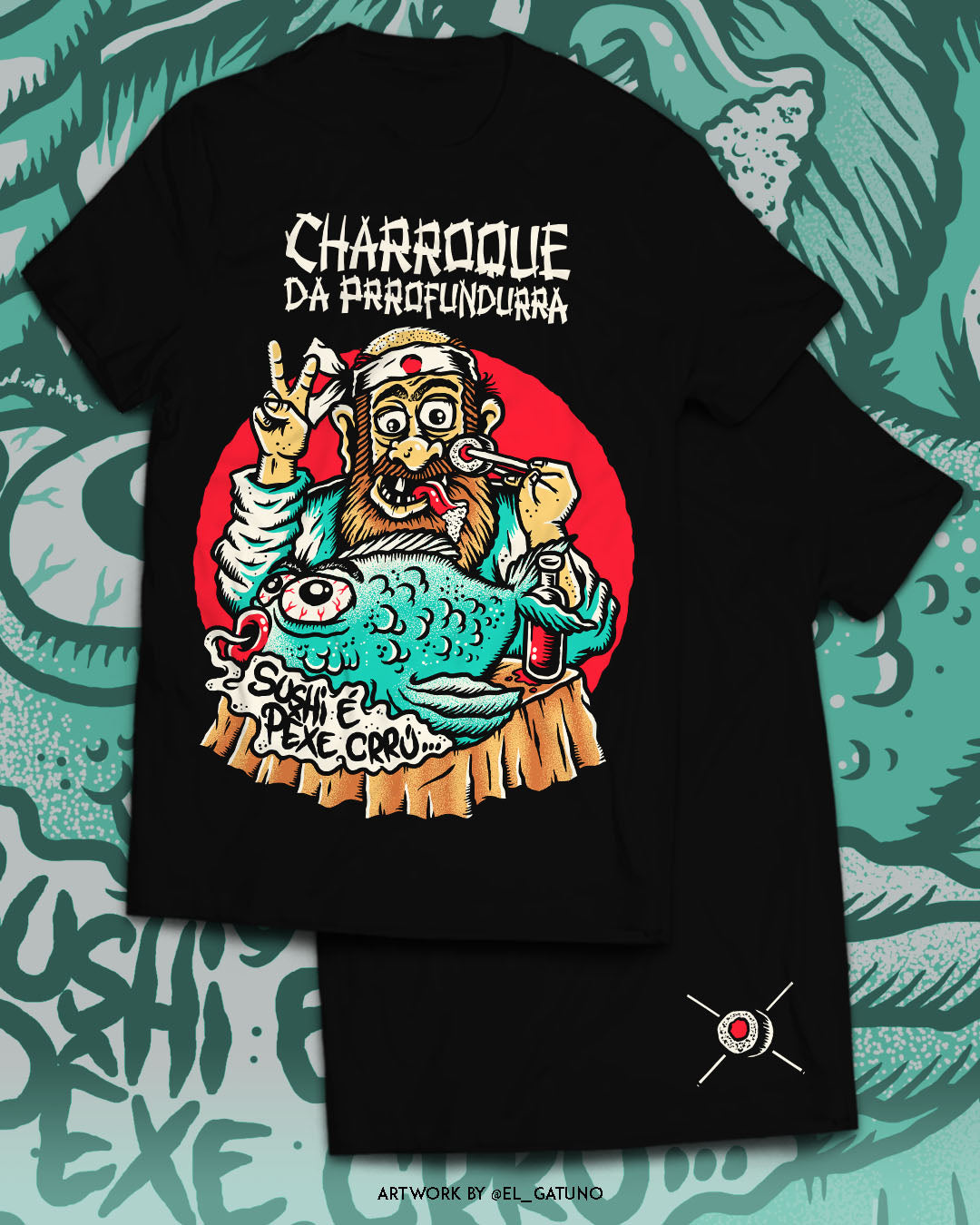 Sushi é pêxe crrú