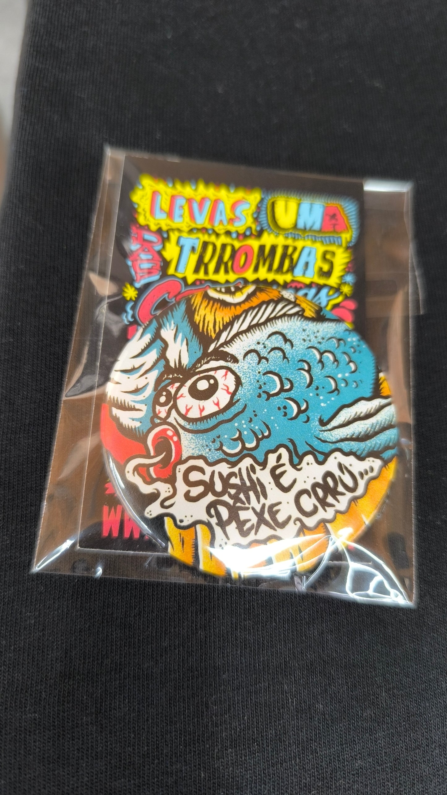 Sushi é pêxe crrú