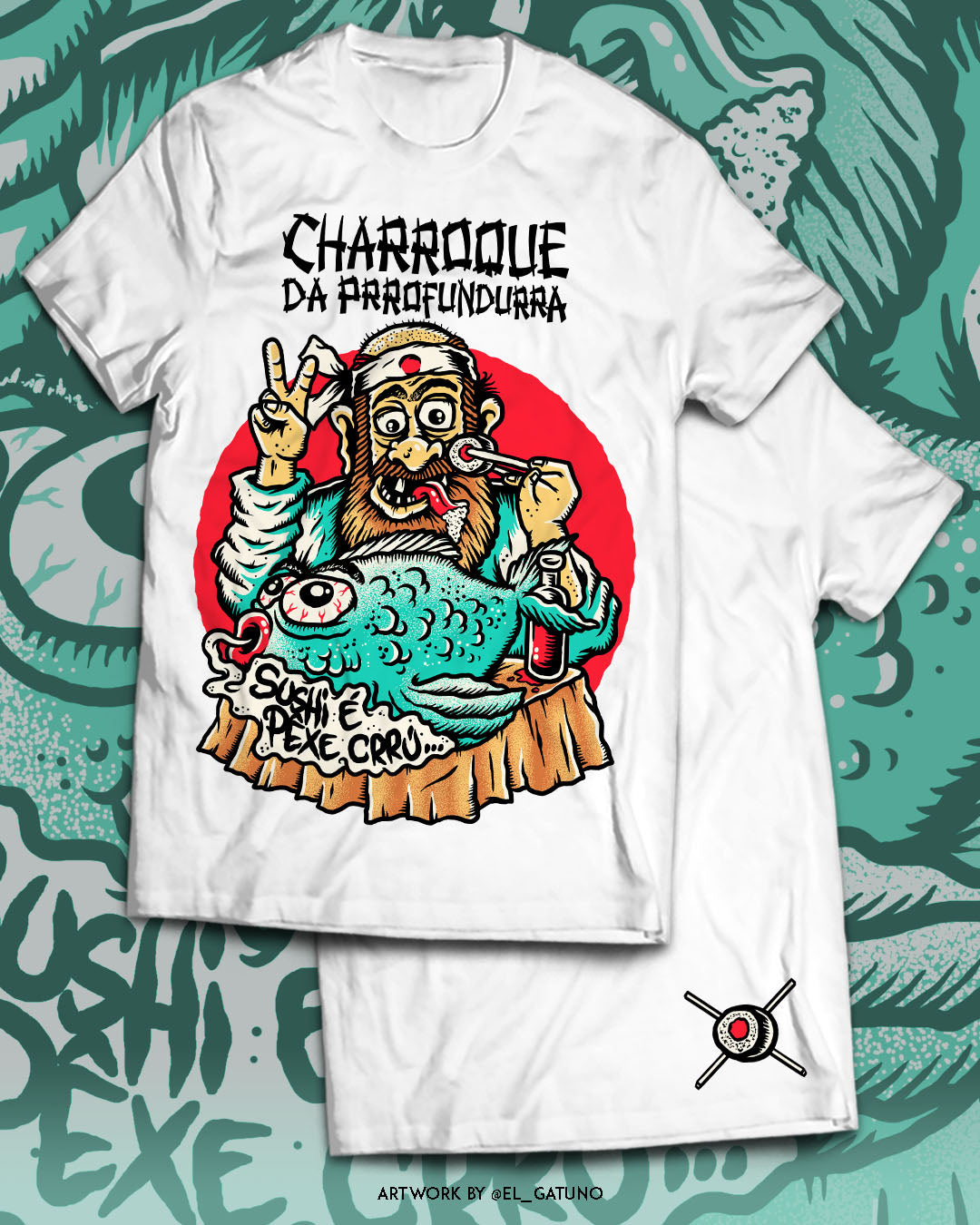 Sushi é pêxe crrú