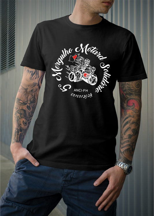 T-shirt "Mergulho Motard Solidário - Apoia os Cuidadores Informais"