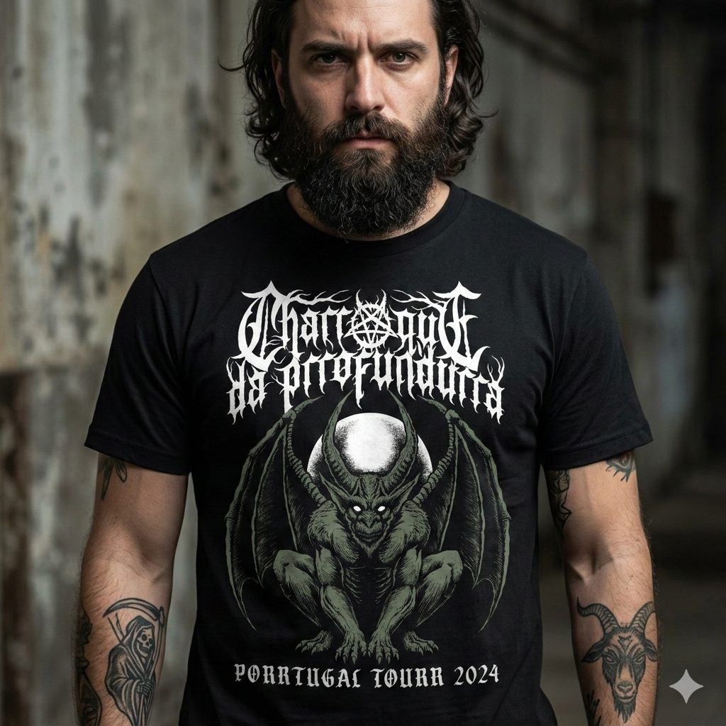 💀 T-shirt Porrtugal Tourr – Edição Limitada 💀